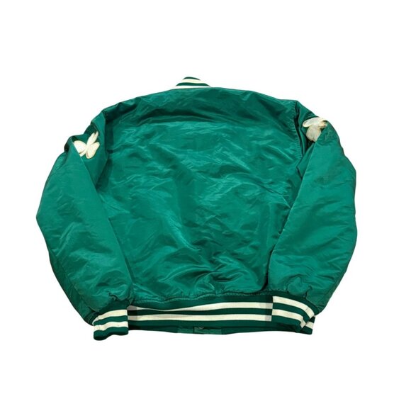 Vintage 1980's Starter Boston Celtics NBA Satin Jacket Green Men's Large - Picture 2 of 10